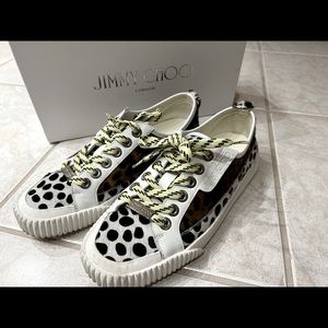 Jimmy choo impala size 39 1/2 leopard/pony/cheetah mix